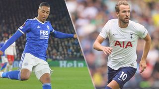 Youri Tielemens of Leicester City and Harry Kane of Tottenham could both feature in the Leicester City vs Tottenham Hotspur live stream