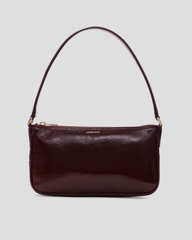 anine bing oxblood purse