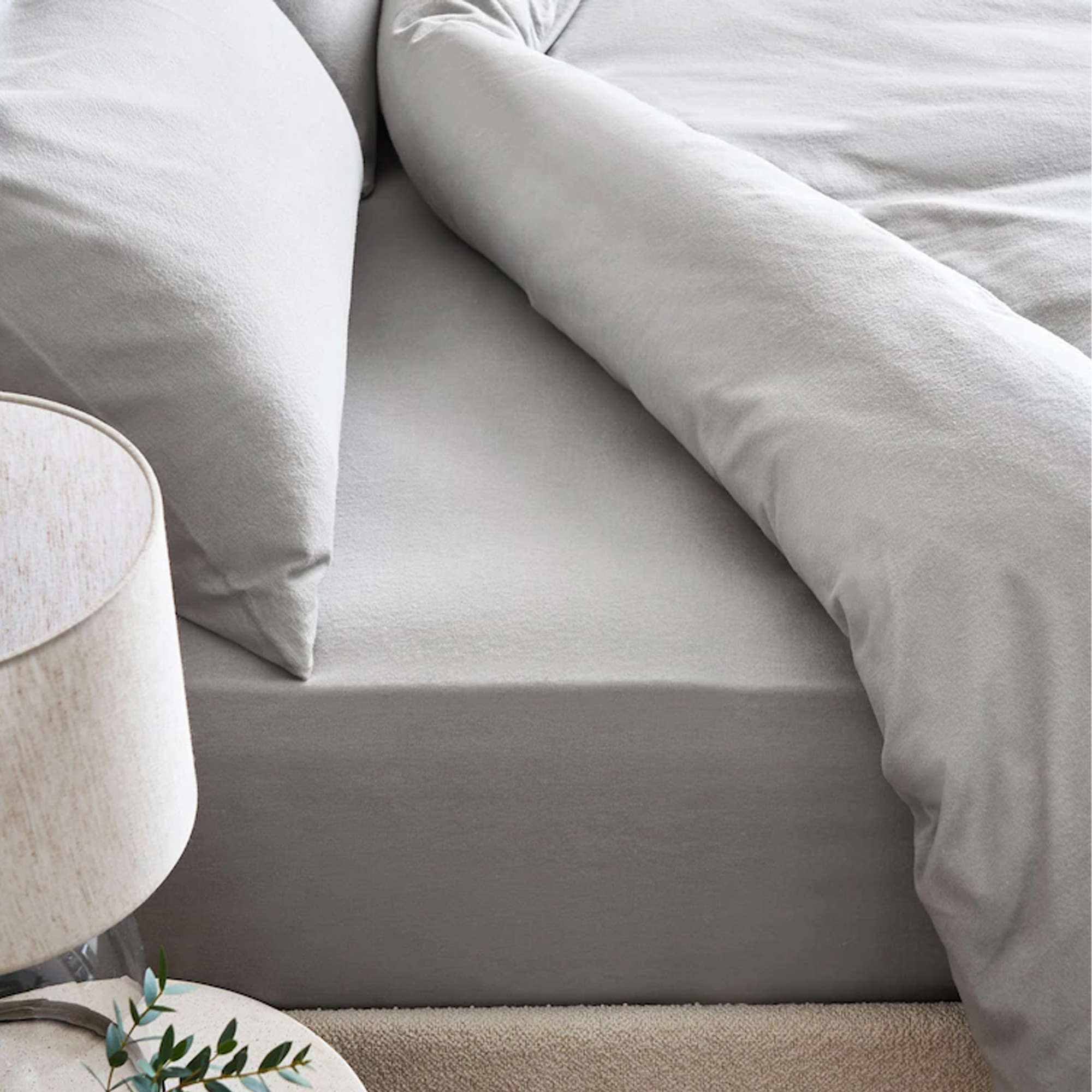 Next Brushed Supersoft 100% Cotton Duvet Cover And Pillowcase Set