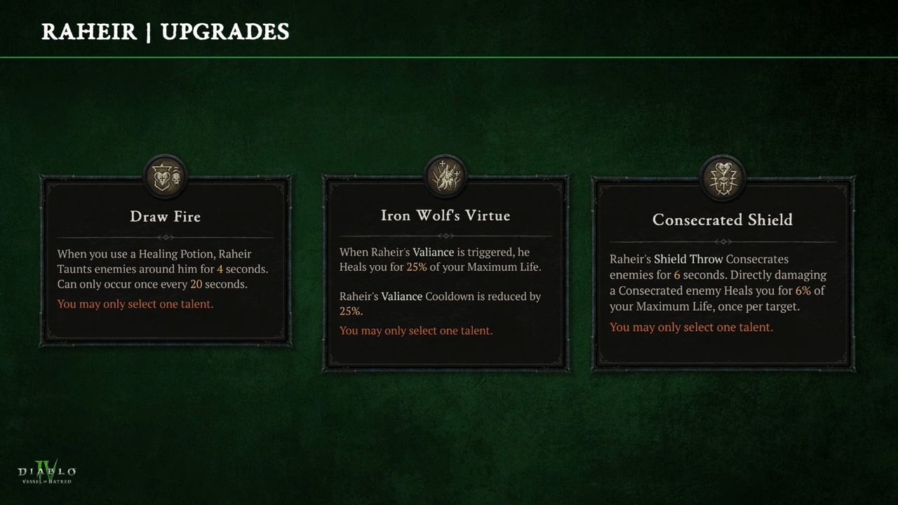 Mercenaries in Diablo 4