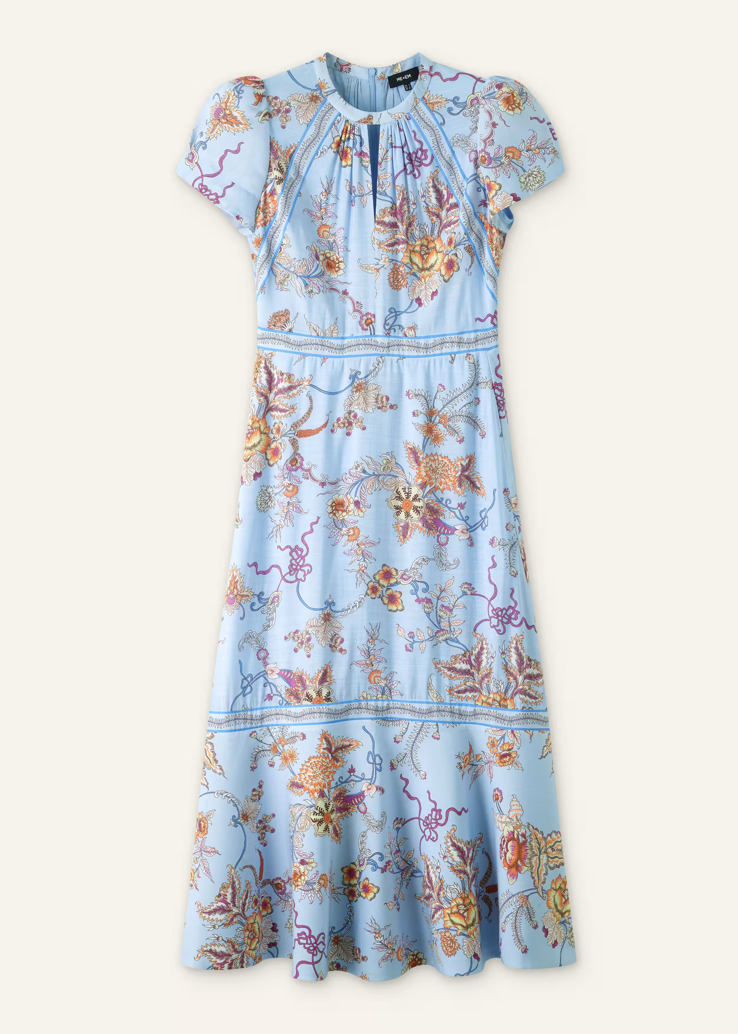 Me+Em blue floral dress