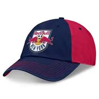 New York Red Bulls Fanatics Iconic Blocked Fundamental Adjustable Hat - Navy/Red