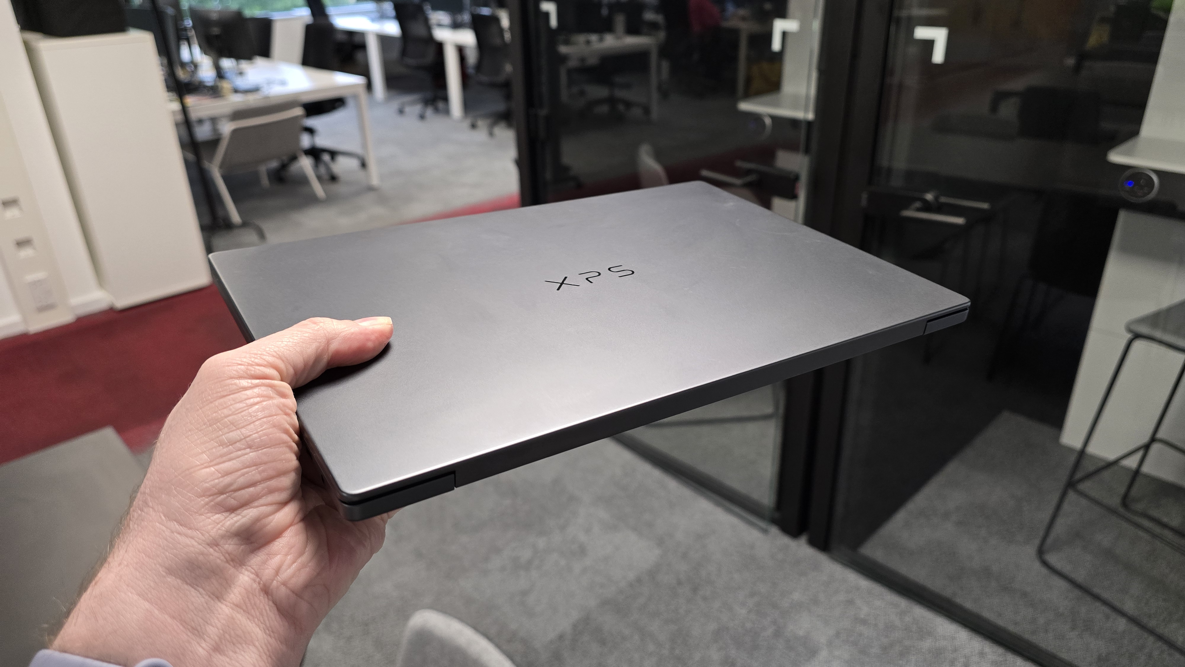 Dell XPS 14 (2026) laptop in an office