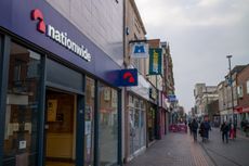 Nationwide Building Society branch on UK high street