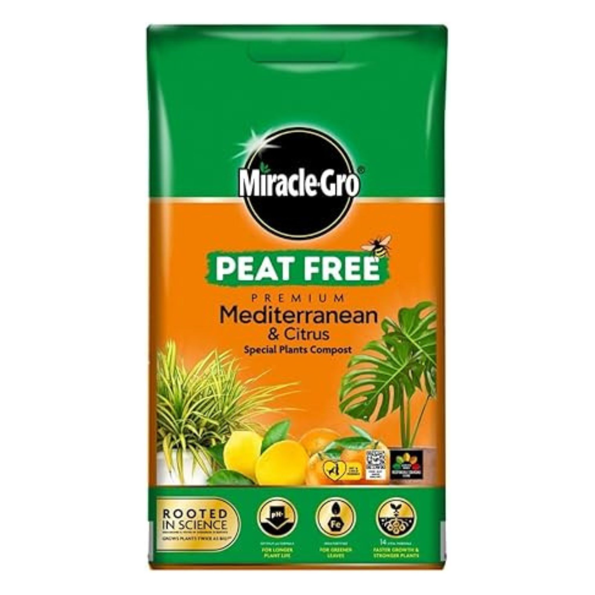 Miracle gro peat free Mediterranean soil 