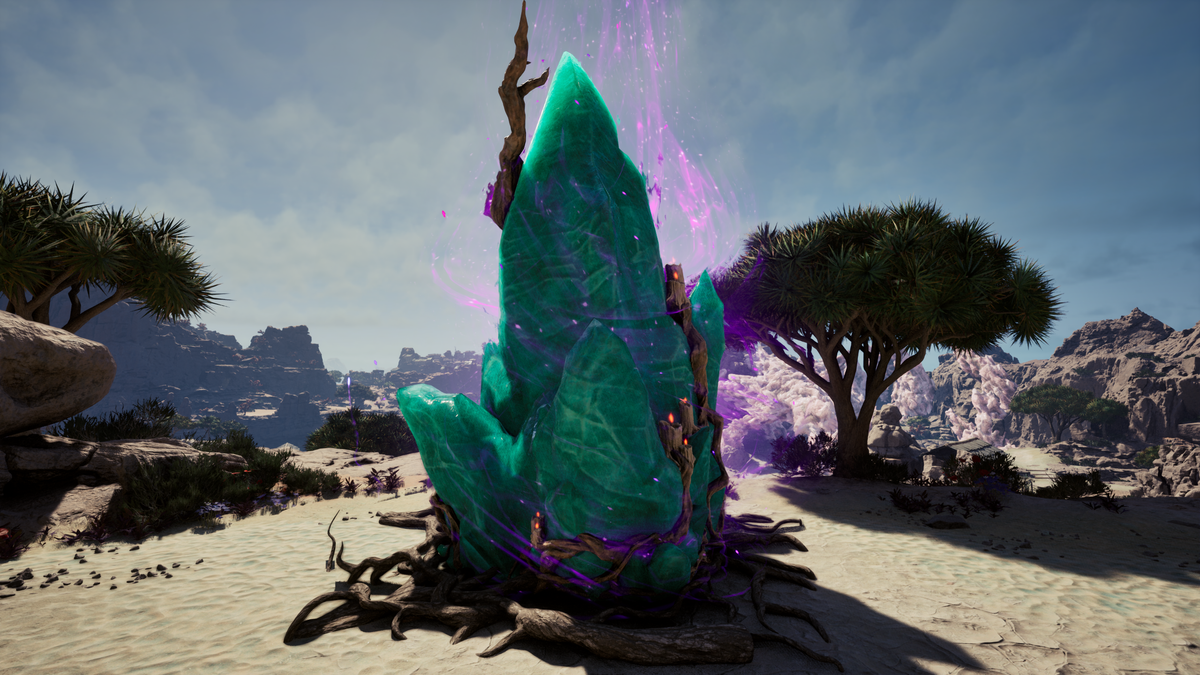 Avowed adra locations - An adra pillar used as a campsite in the Scatterscarp region.