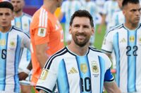 KANSAS CITY, MISSOURI - JUNE 16: Lionel Messi #10 of Argentina looks on during the FIFA World Cup 2026 Group J match between Argentina and Algeria at Kansas City Stadium on June 16, 2026 in Kansas