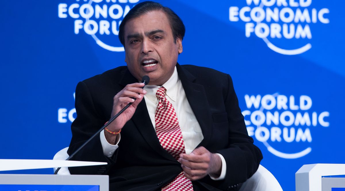 Indian businessman Mukesh Ambani, pictured in 2017