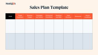 HubSpot Sales Plan Template