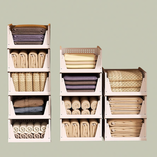 Stackable clothes organizer