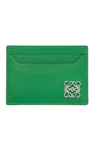 Anagram Textured-Leather Cardholder