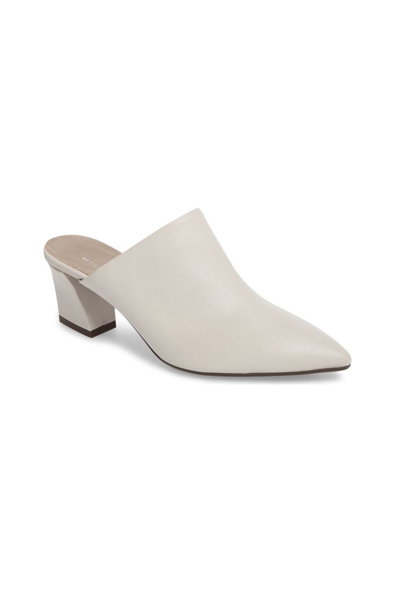 Footwear, White, Shoe, Slingback, Beige, Leather, Court shoe, Suede, Clog,