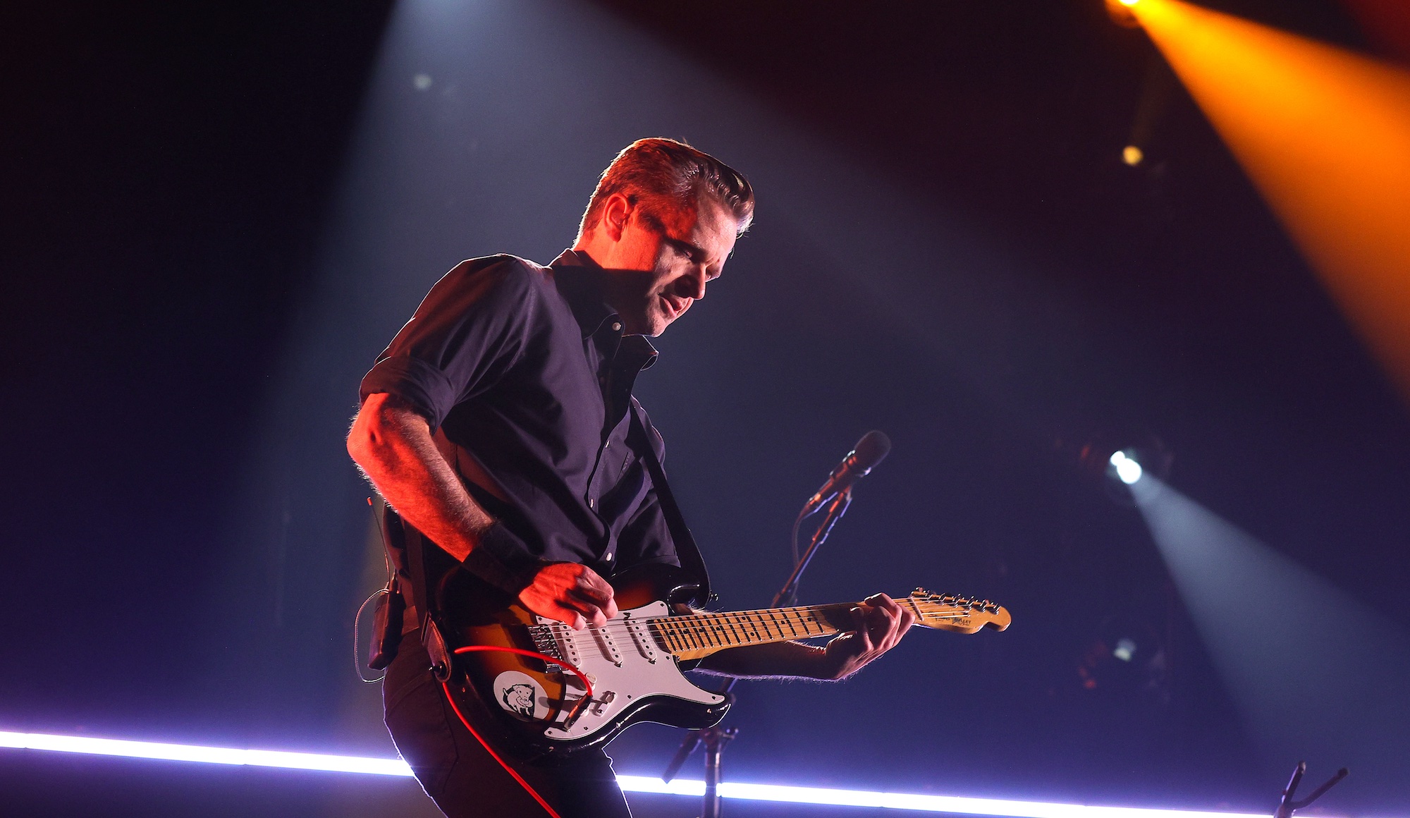 Ben Gibbard performs onstage at the MVP Arena in Albany, New York on May 3, 2024