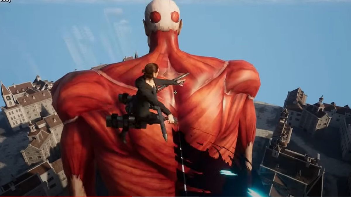 This Attack on Titan fan game has a free demo that looks too good