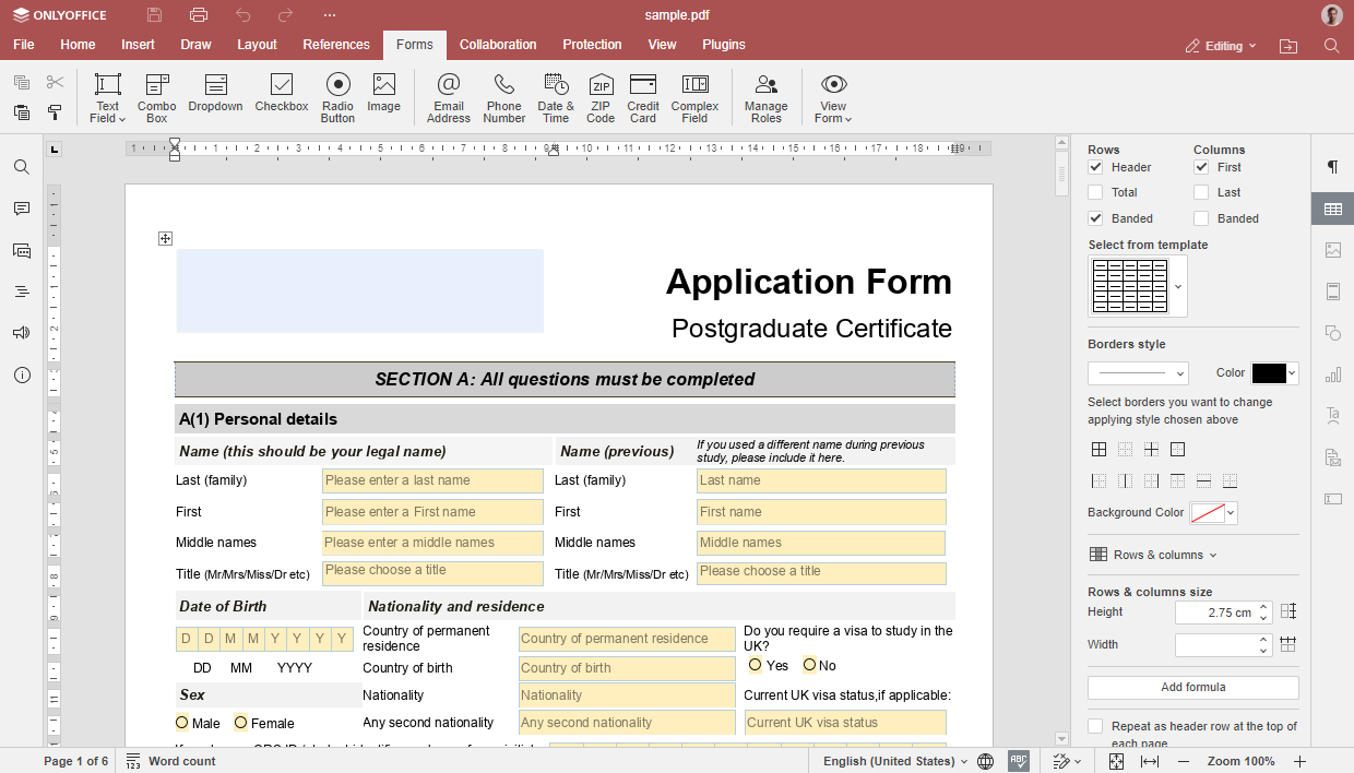 ONLYOFFICE Docs 8.1