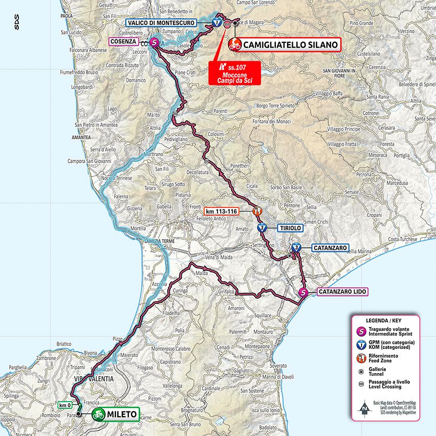 2020 Giro d'Italia stage 5 maap