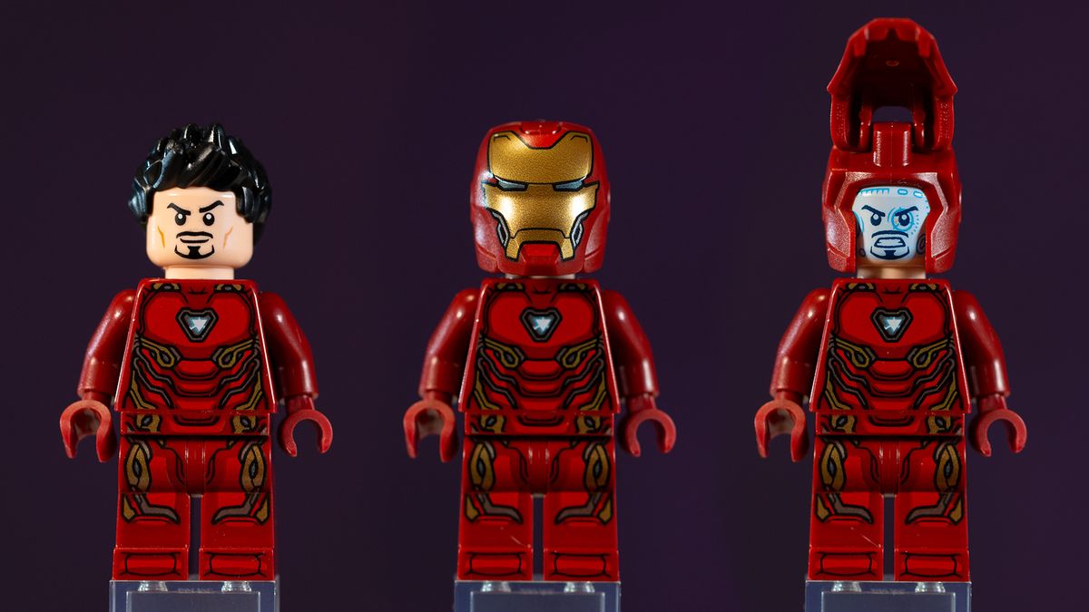 Iron Man Minifigure, Mark 50 armor.