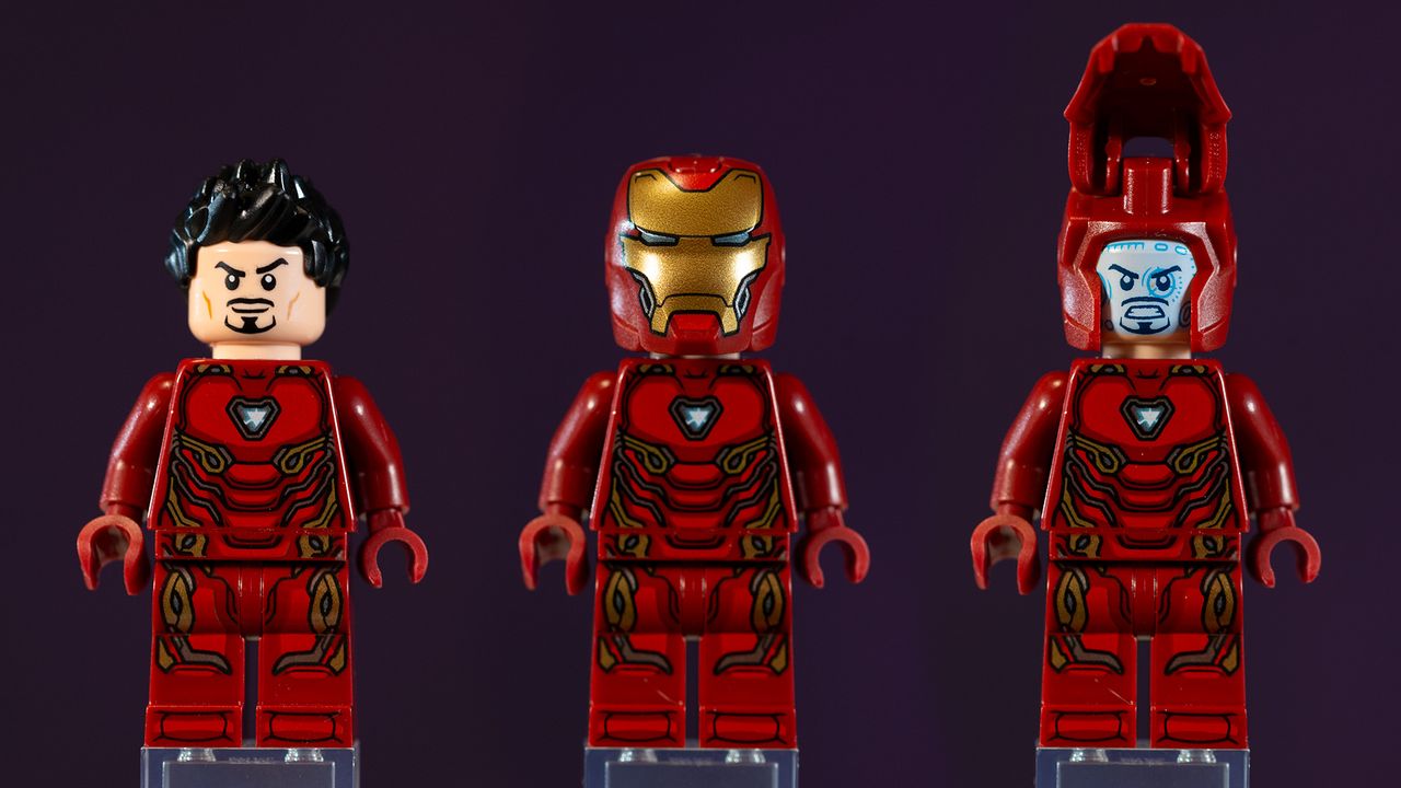 Iron Man Minifigure, Mark 50 armor.