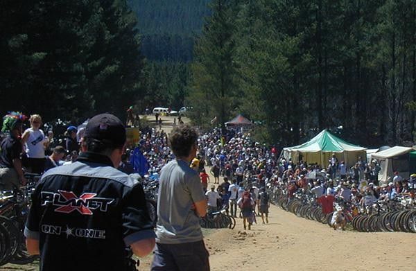 525 bikes lined up