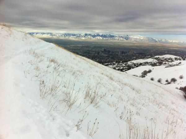 With a relative lack of snow and high avalanche danger the mountain bike has been perfect.