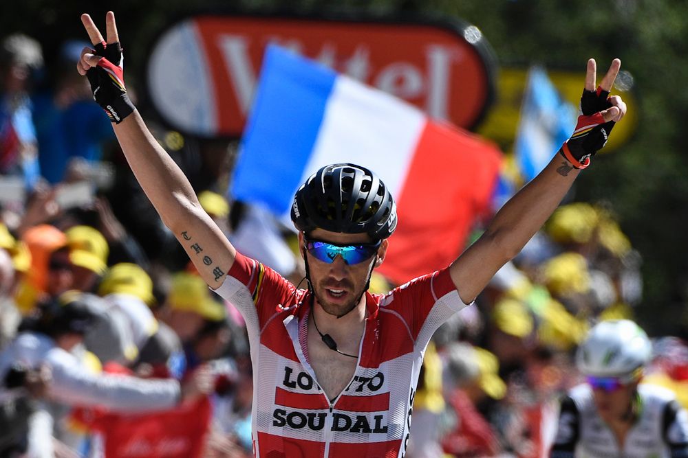 Thomas De Gendt wins stage 12 of the Tour de France