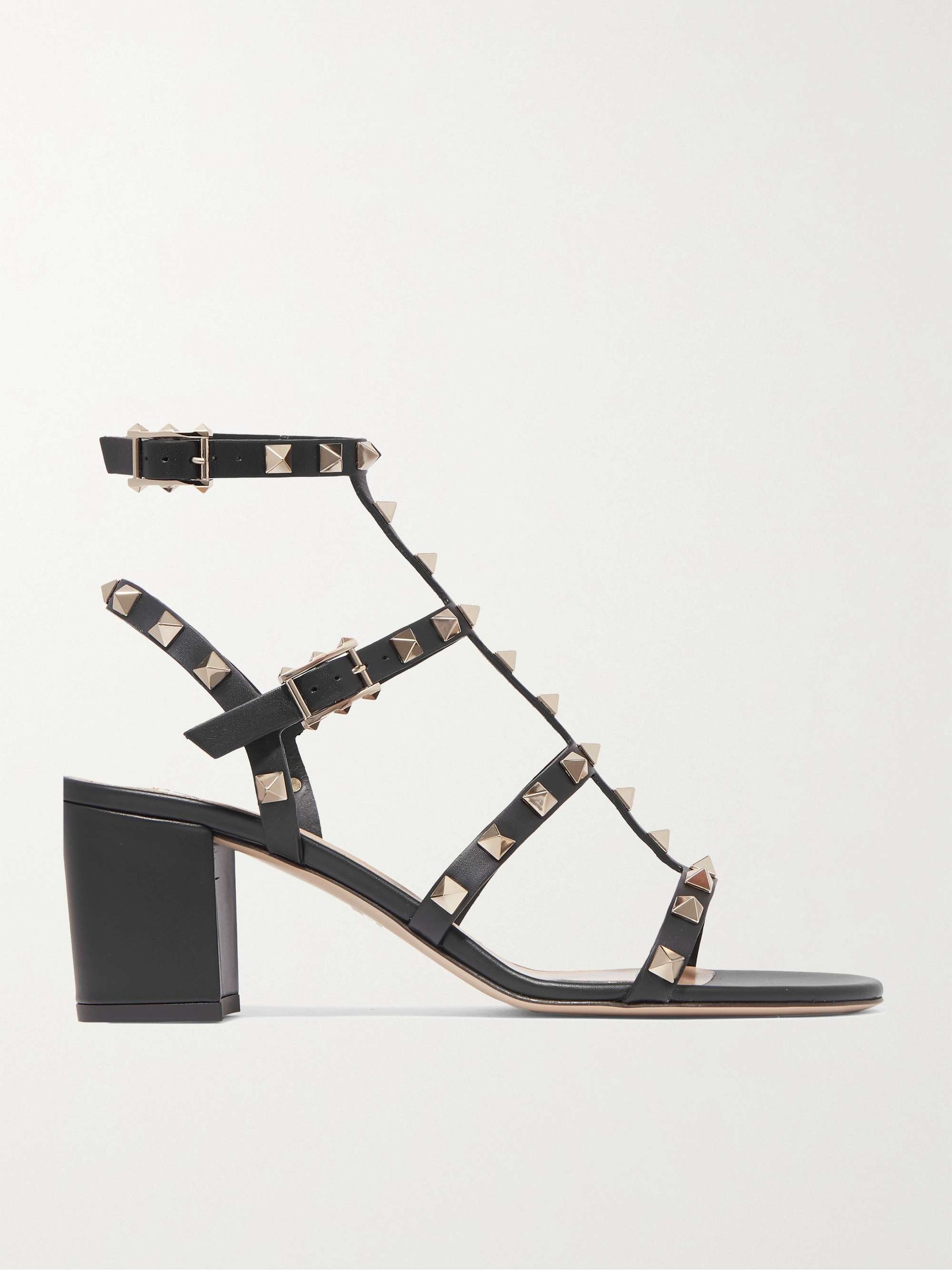 Rockstud 60 Leather Sandals