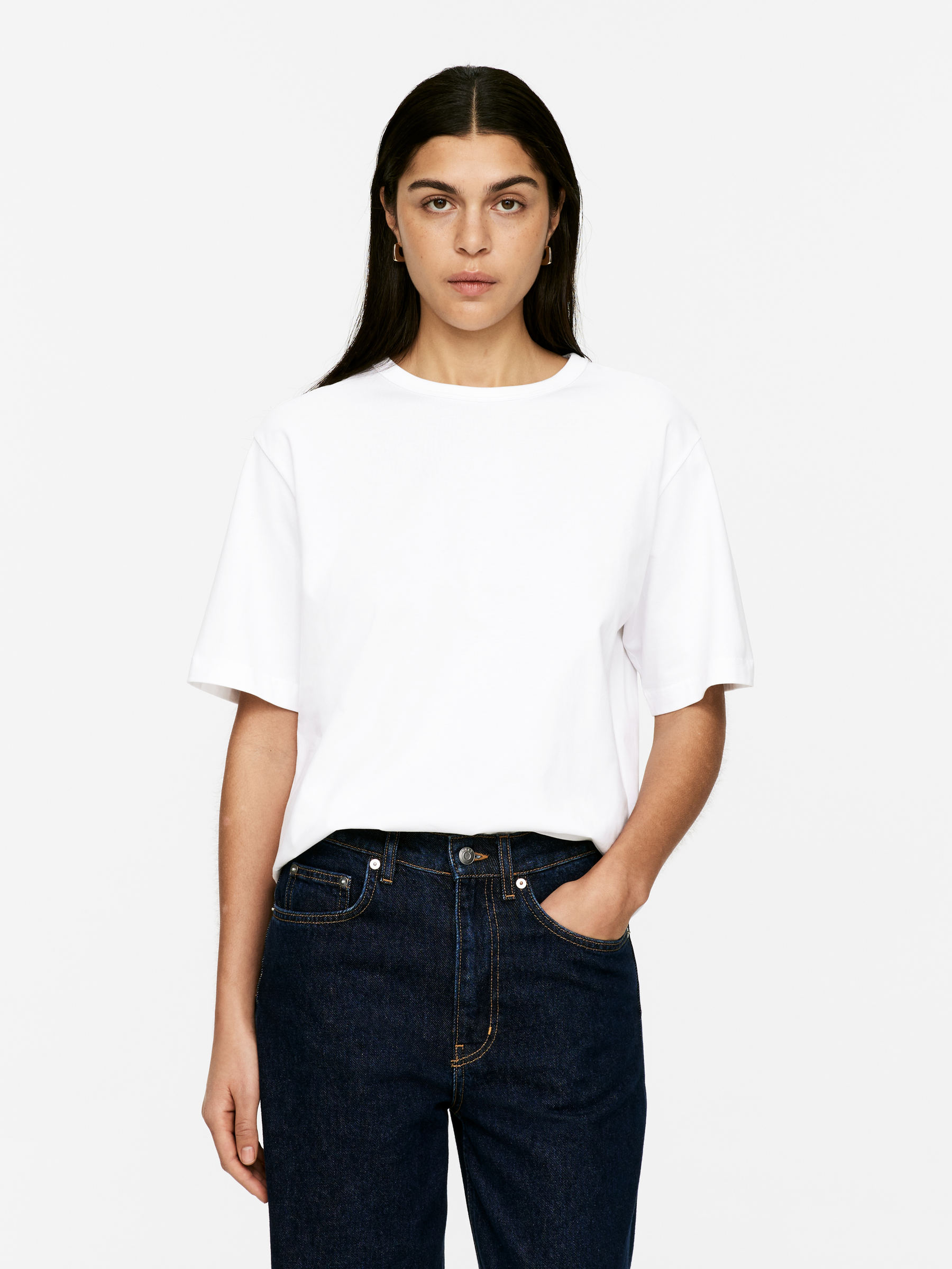 Midweight T-Shirt – White – Women – Arket Gb