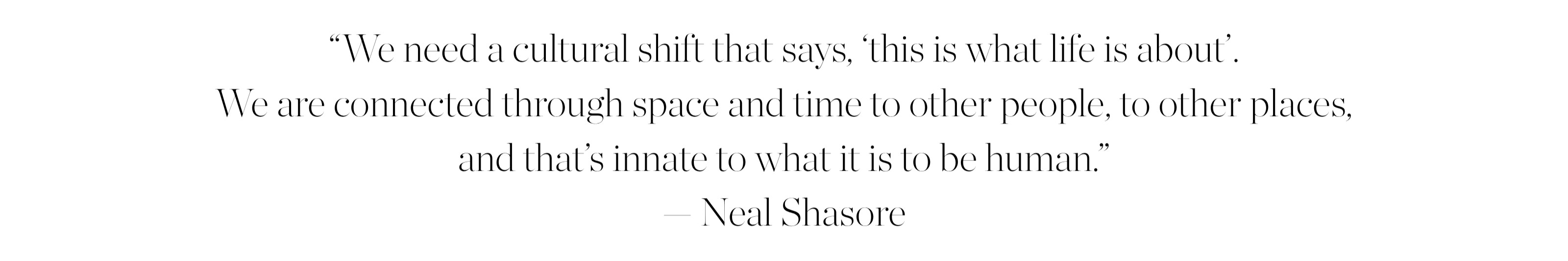 black quote against white background.