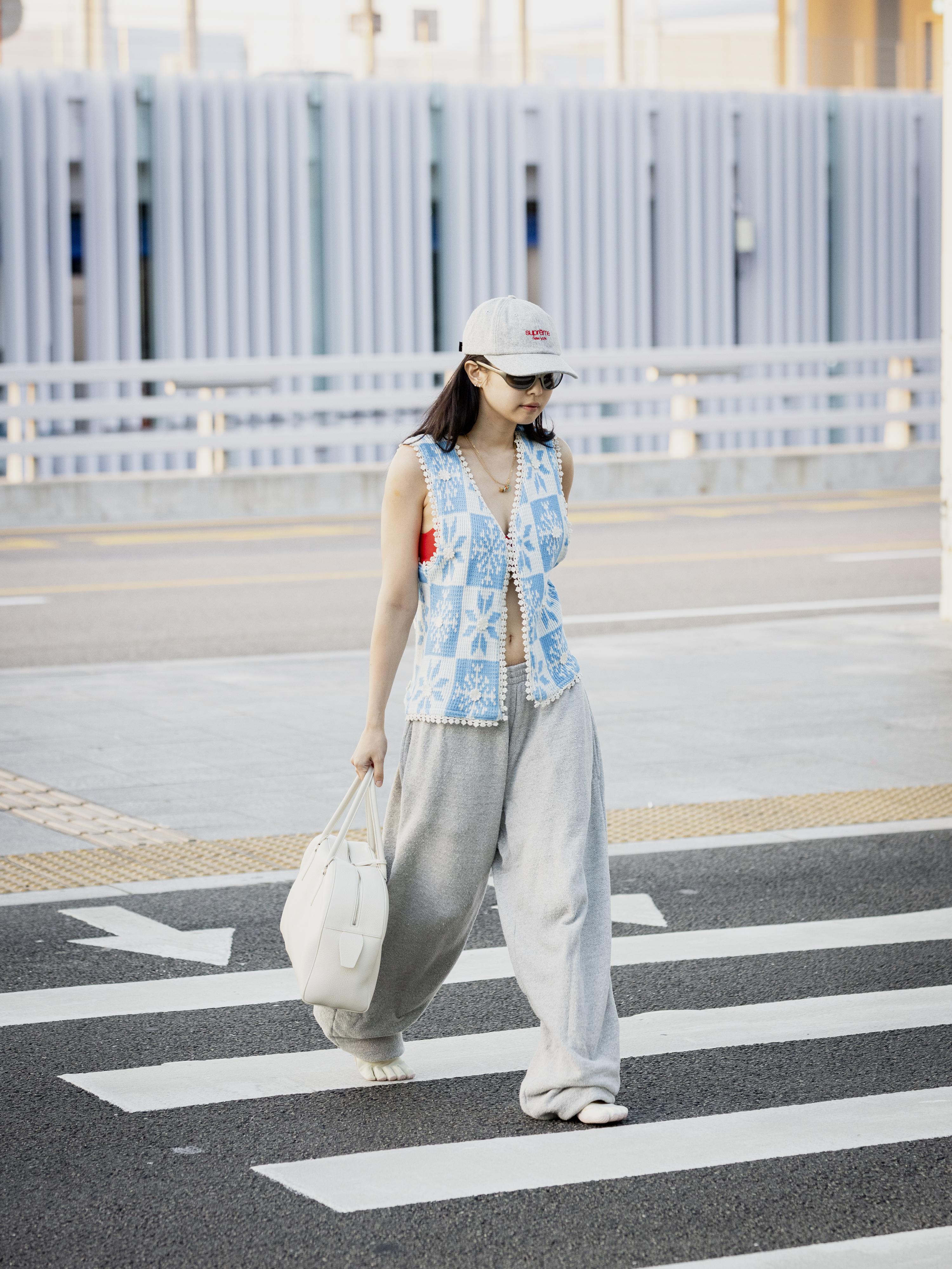 women wearing vibram fivefingers shoes out in street style