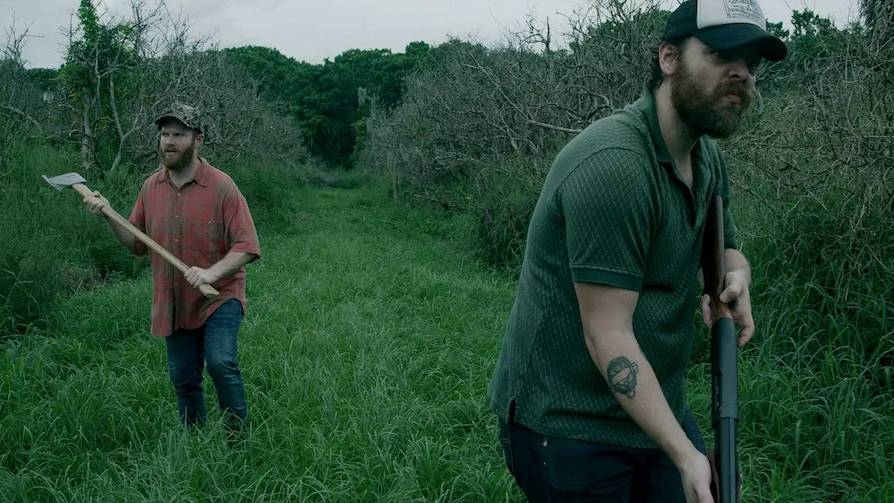 Jeremy Gardner and Henry Zebrowski in After Midnight.