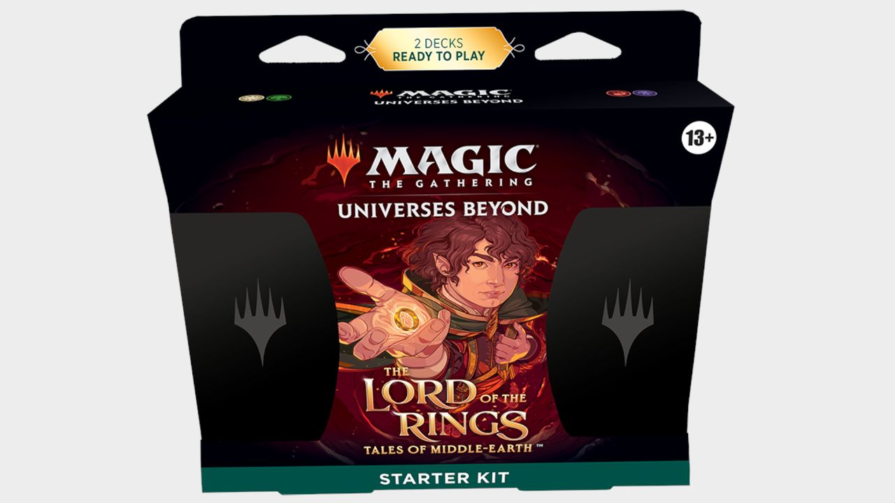 The Lord of the Rings: Tales of Middle-earth product boxes on plain backgrounds