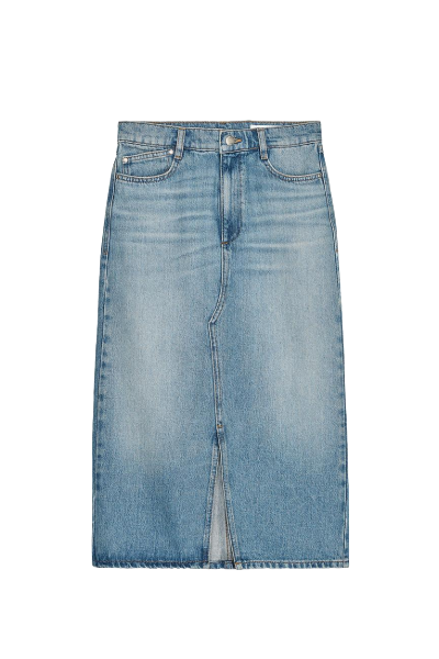 ZARA, Z1975 Denim Midi Skirt