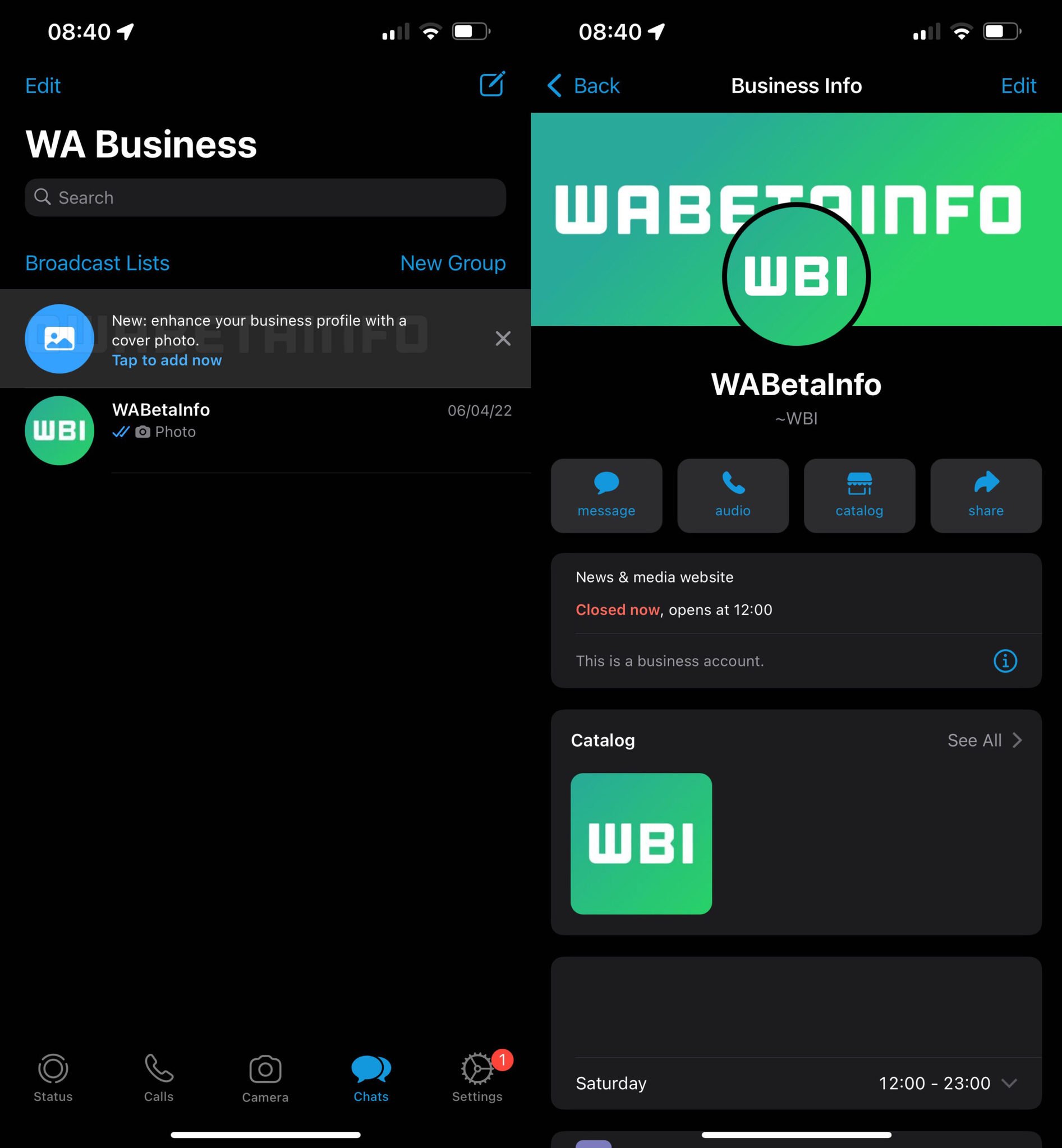 Whatsapp Is Testing Allowing Businesses To Add A Cover Photo Imore 7803