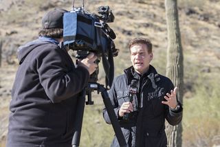 Reporter Brian Webb of KSAZ Phoenix