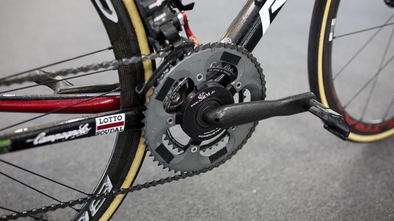 The bizarre crank, powermeter and chainring combination