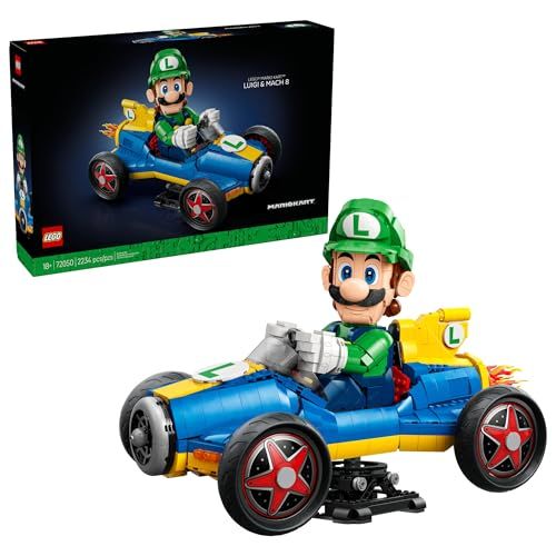 Lego Mario Kart Luigi & Mach 8