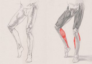 how to draw legs - leg sketches 