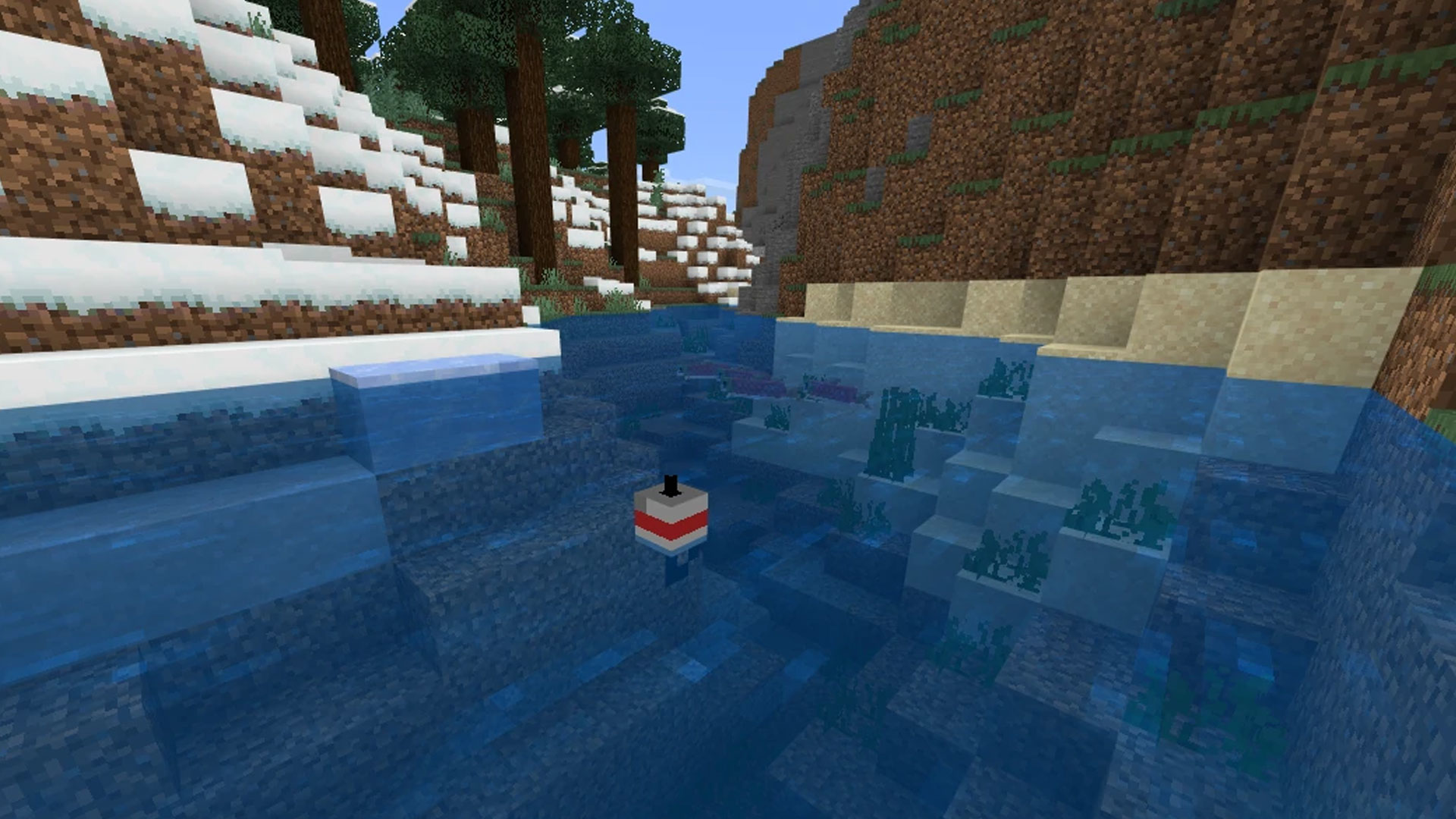 Fishing in Minecraft