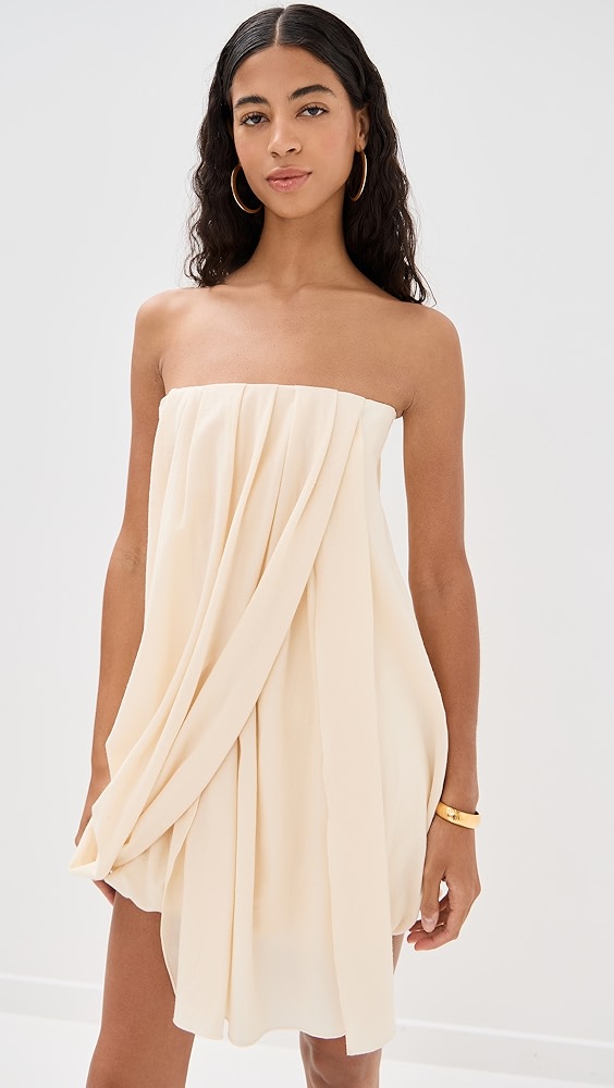 Jw Anderson Draped Bustier Dress