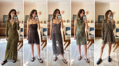 Leopard print dresses