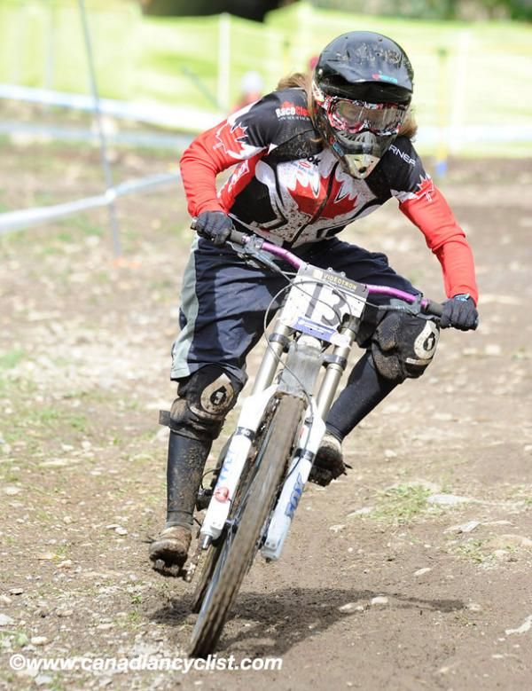 Lauren Rosser (Canada) on her way to a win