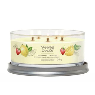 Yankee Candle Signature Collection Multiwick Tumbler Candle – Iced Berry Lemonade