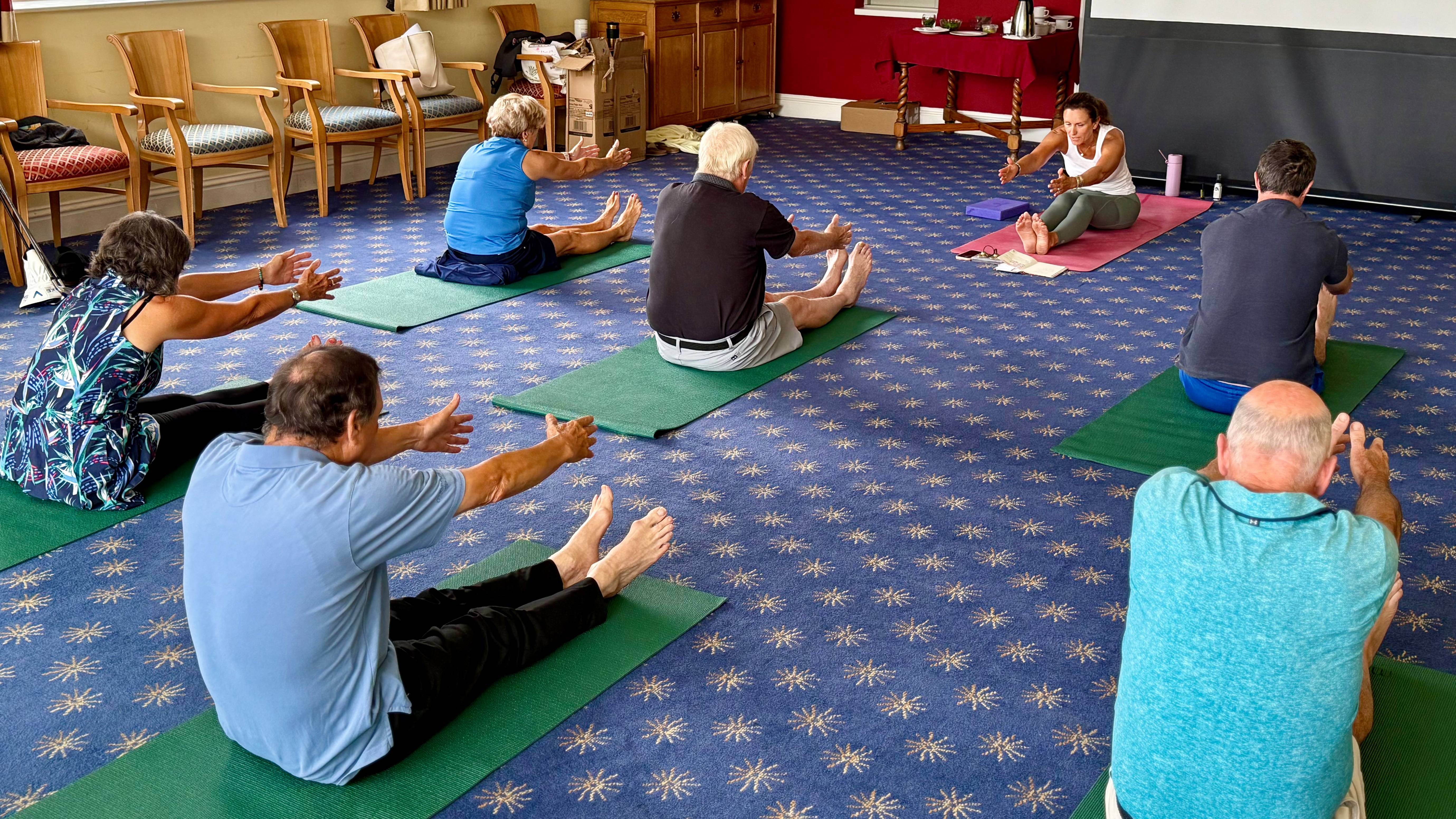 Yoga workshop for golfers