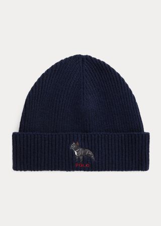 French bulldog knit hat