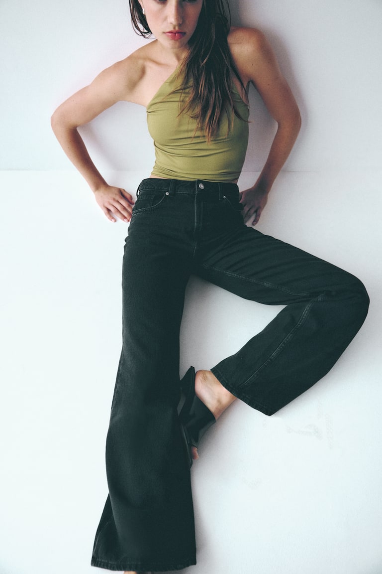 Wide High Jeans