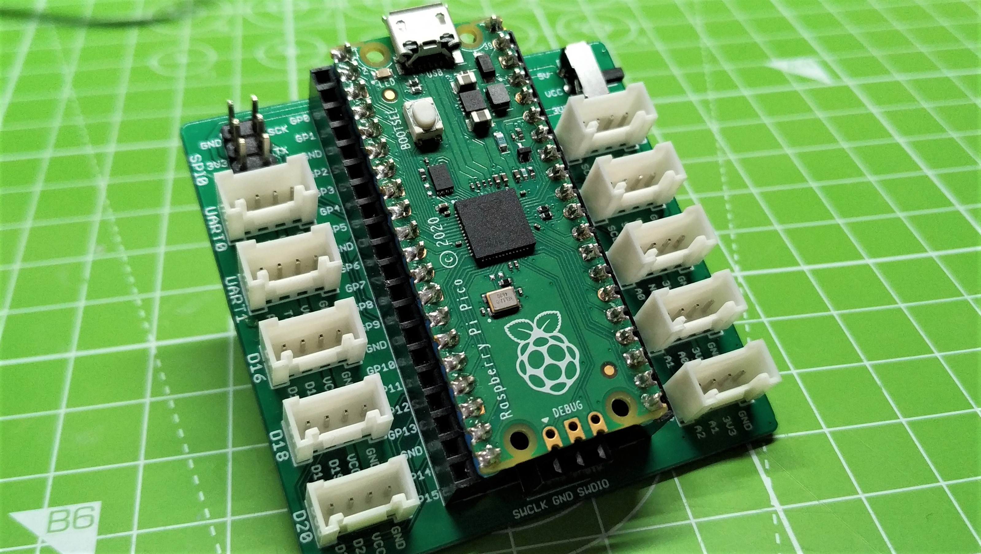 Best Introduction to Grove for Raspberry Pi Pico: Seeed Grove Shield for Raspberry Pi Pico