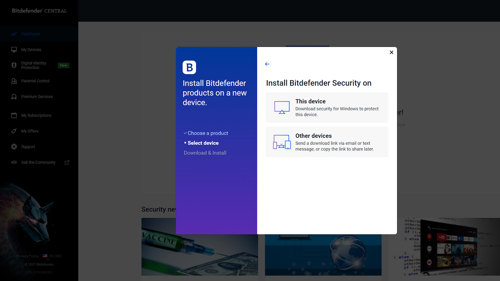 How to download Bitdefender