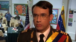 Fred Armisen as a goverment offical on Parks and Recreation