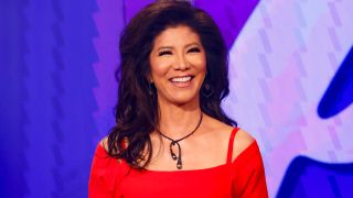 Julie Chen Moonves on the Big Brother stage