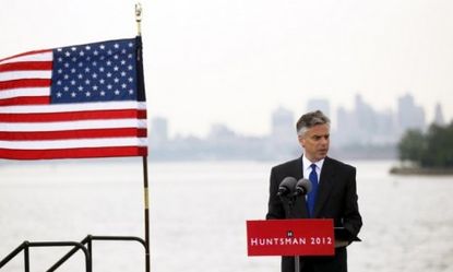 Jon Huntsman announced his run for the GOP presidential nomination on Tuesday, saying he is willing to (politely) challenge his former boss, President Obama.